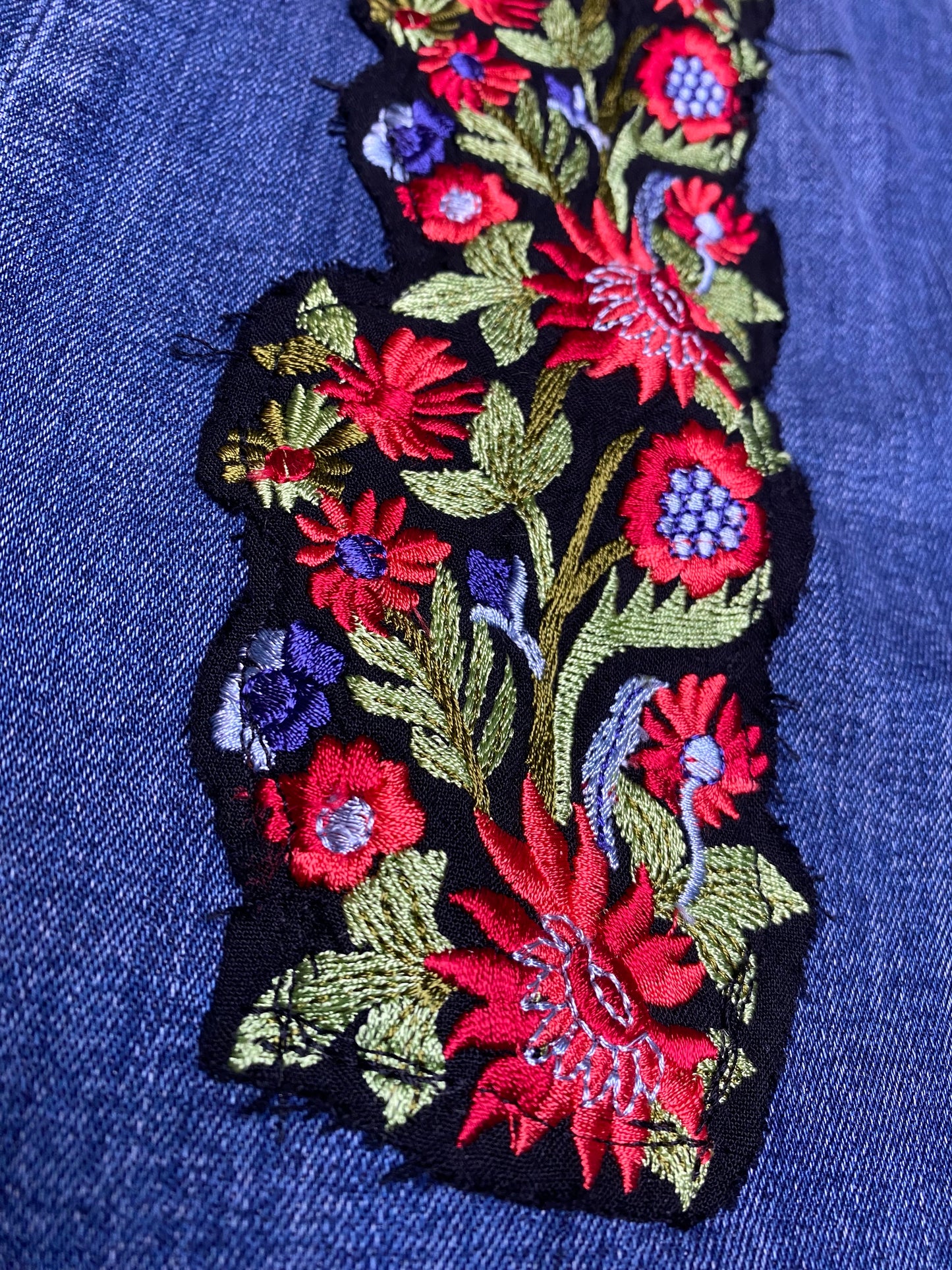 Floral Elegance Jeans Sz:14