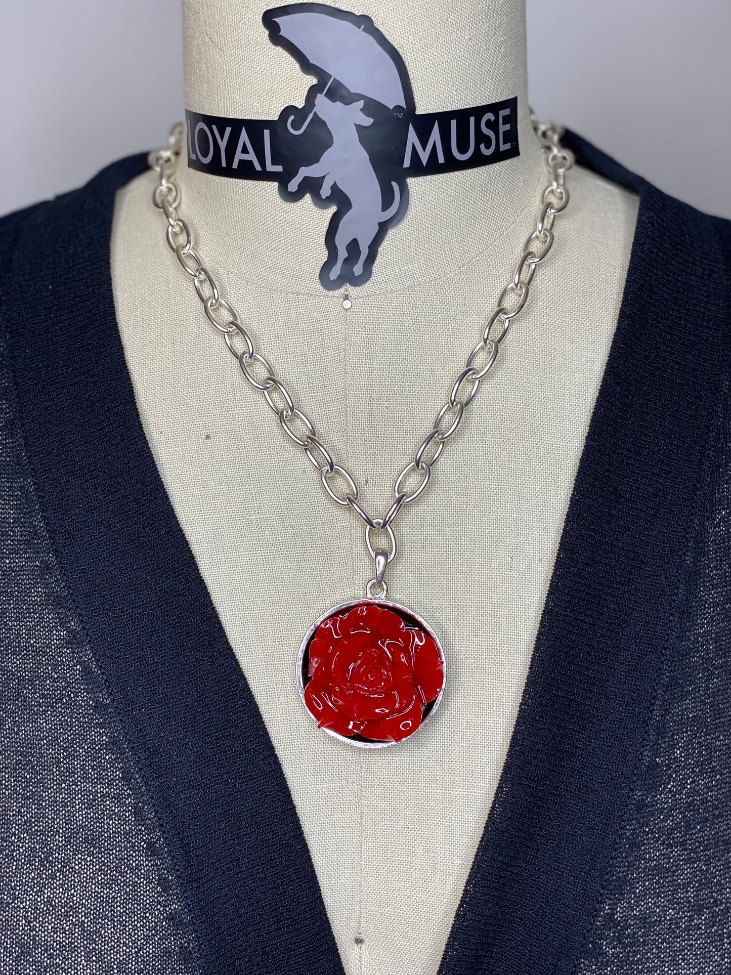 Red Rose Necklace