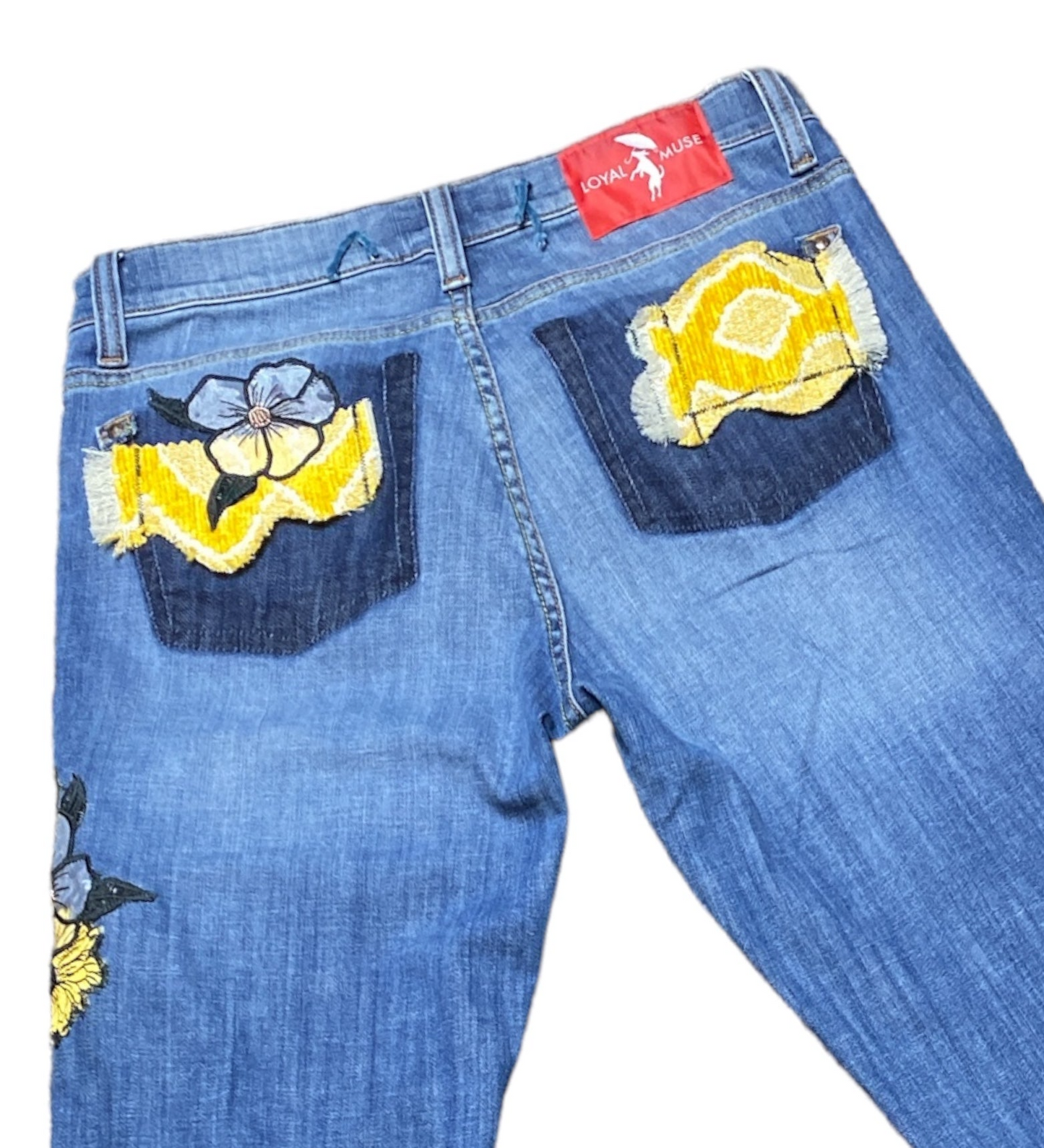Bumble Bee & Daisies Jeans Sz:10