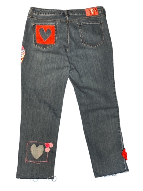 Give Love Upcycled Denim Jeans