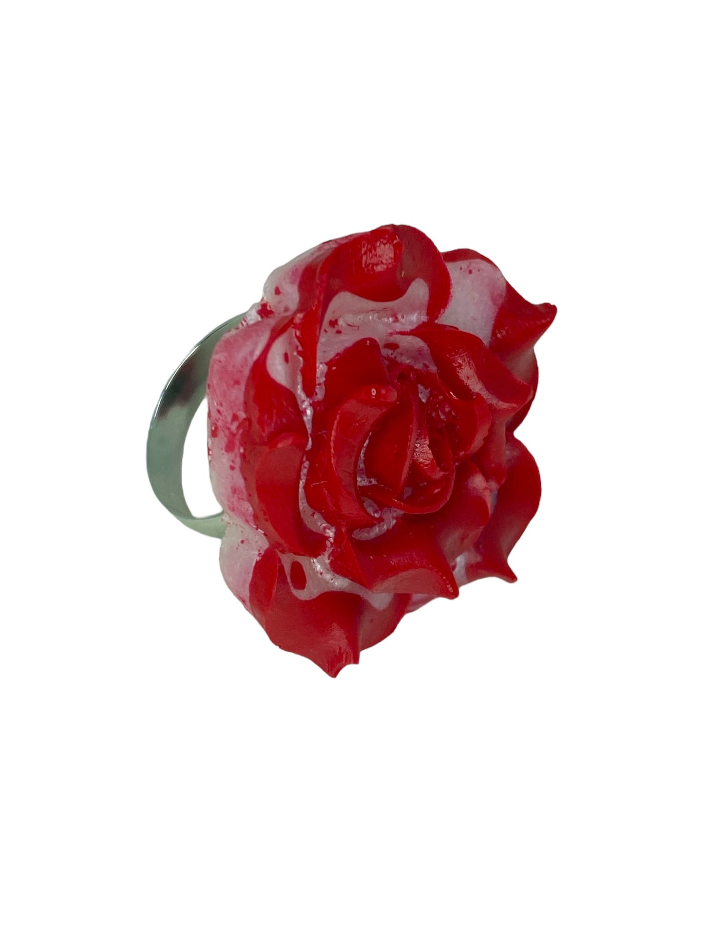 Rose Ring - Red White