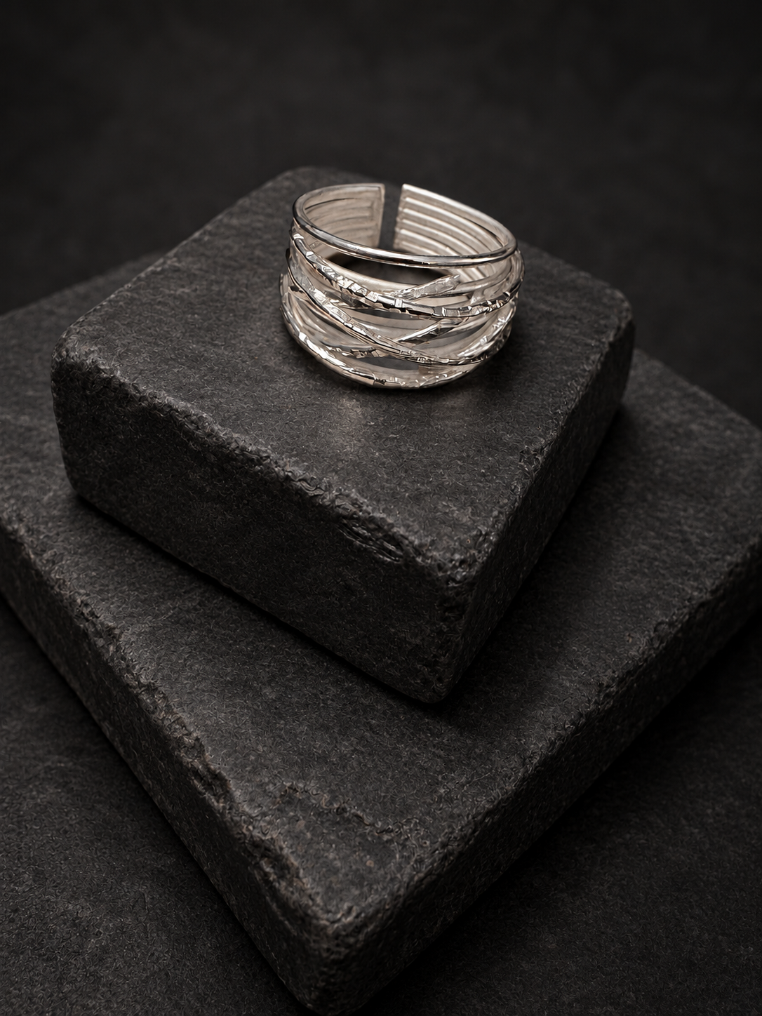 Entwined Sterling Ring
