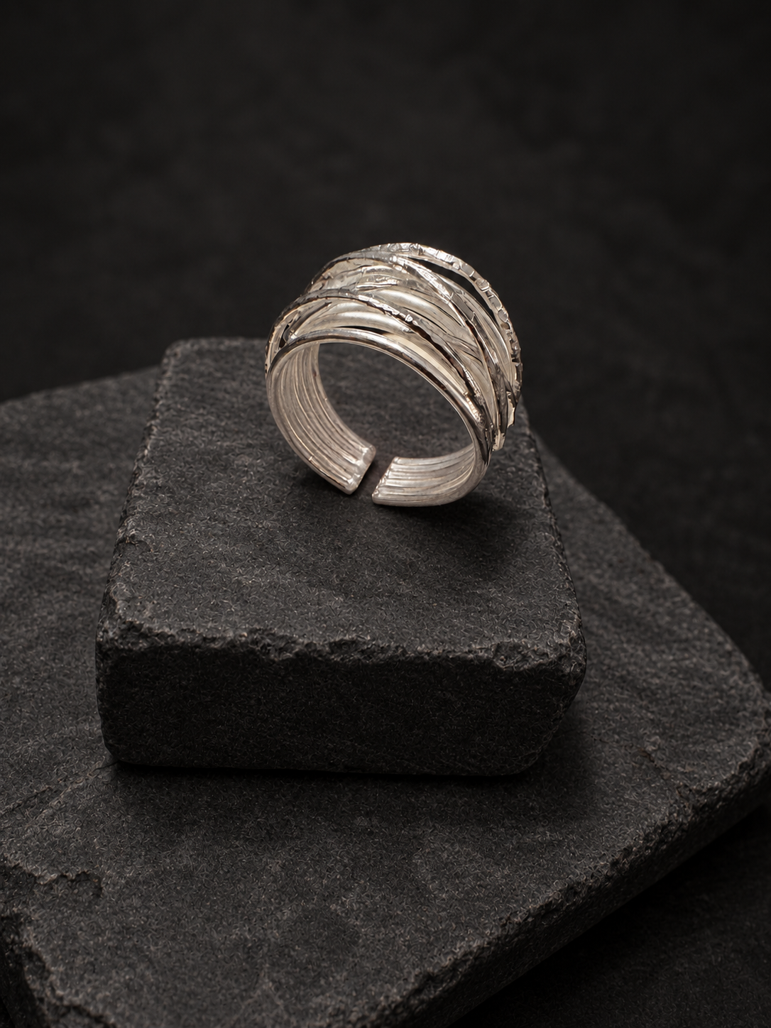 Entwined Sterling Ring