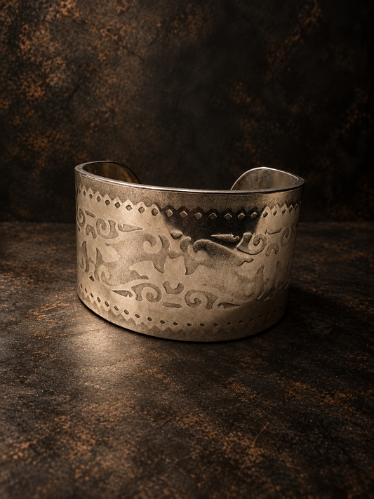Nocturne Cuff — Natural Pewter Finish