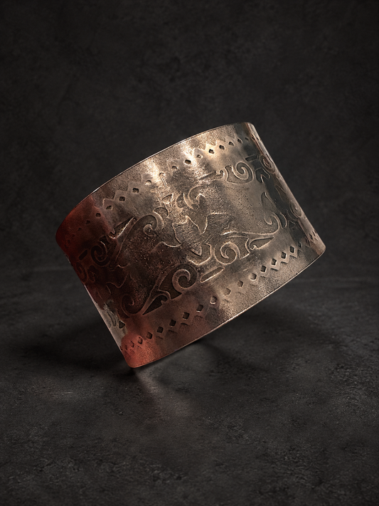 Nocturne Cuff — Oxidized Finish