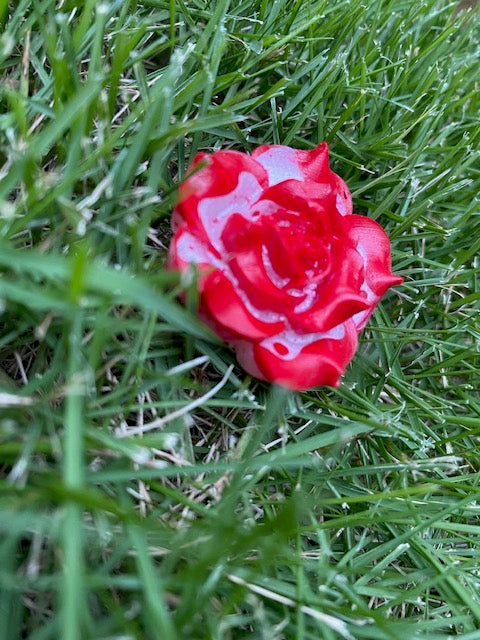 Rose Ring - Red White