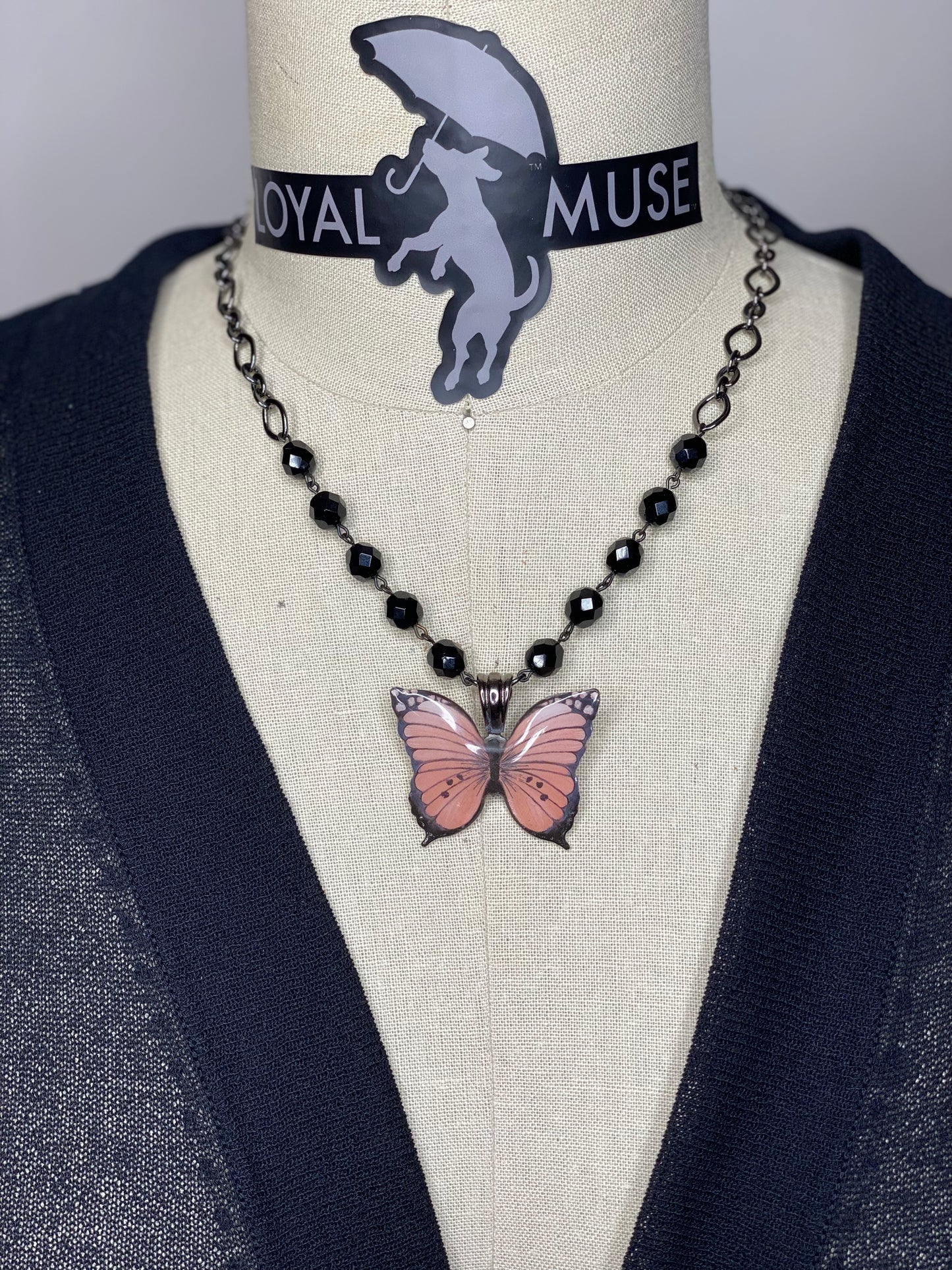 Eclipse Butterfly Necklace