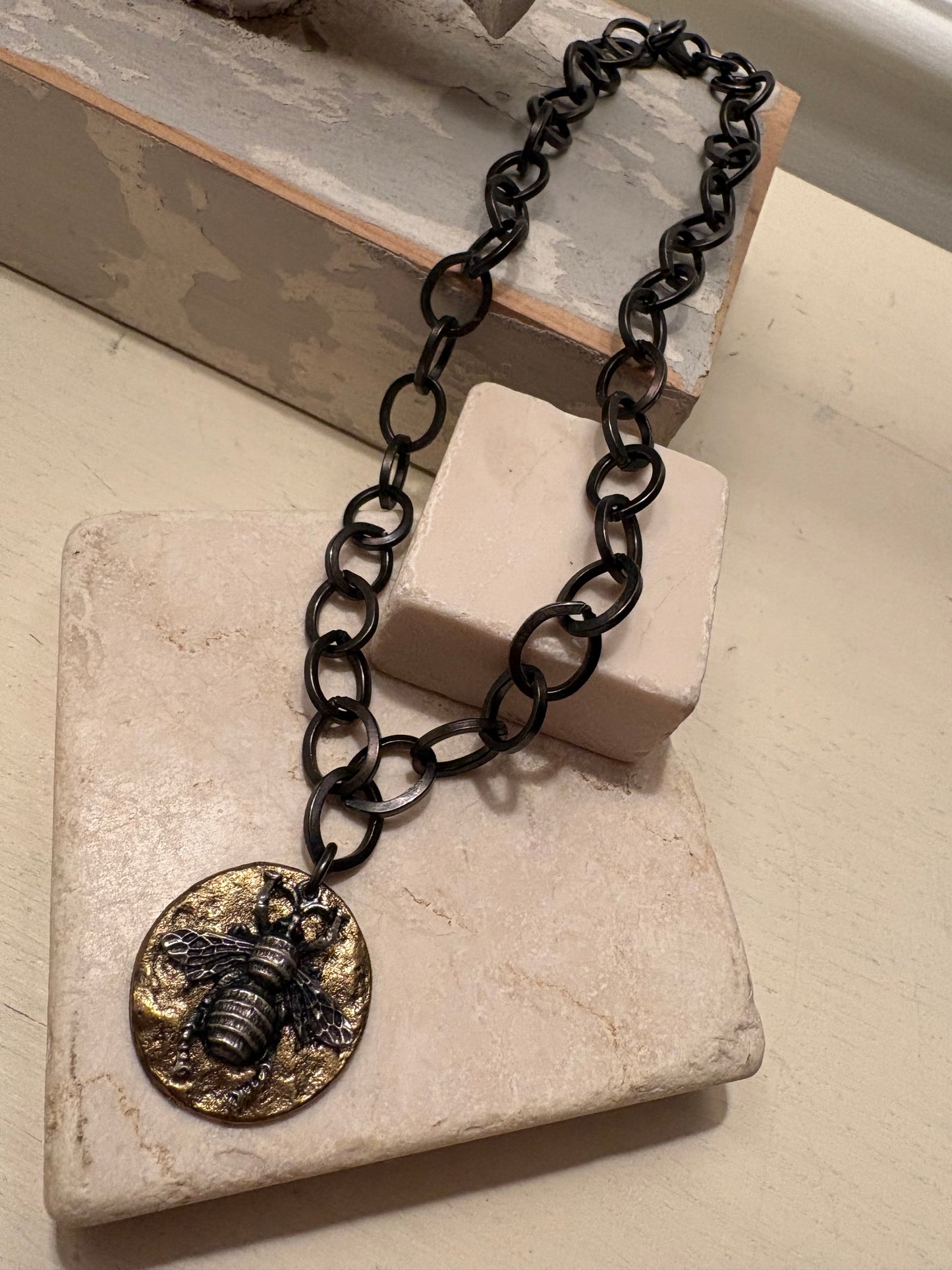 The Keeper – Bee Medallion Necklace