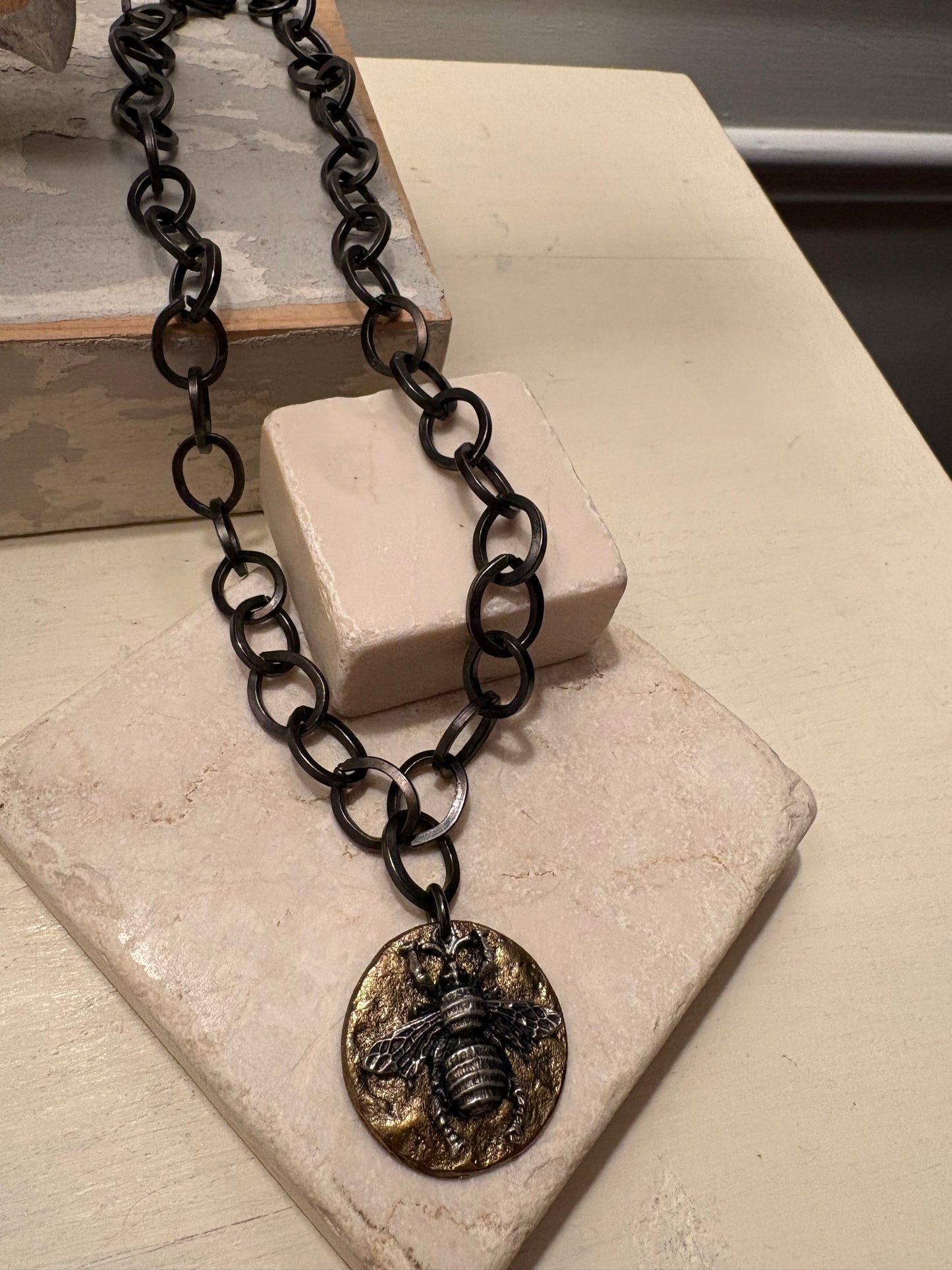 The Keeper – Bee Medallion Necklace