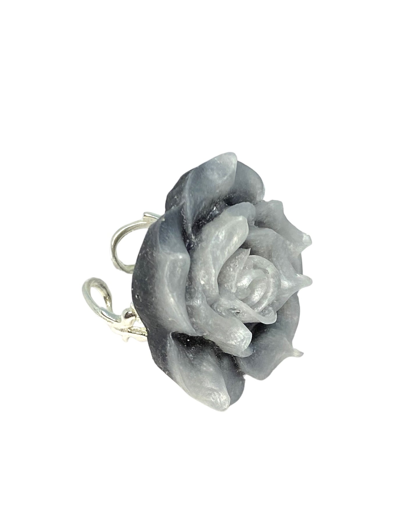Rose Ring - Black, White, Gray